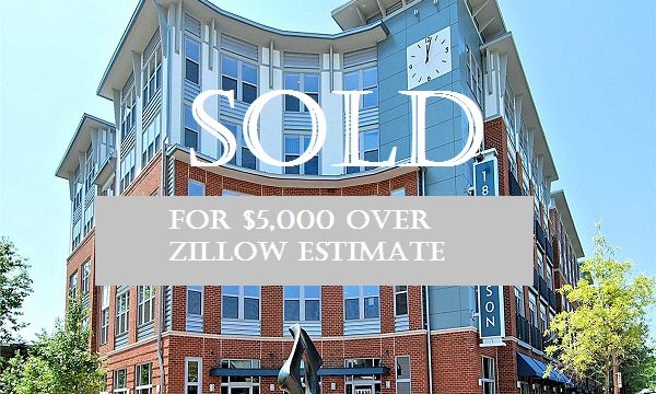 Sold at 1800 Wilson Blvd – Over Zillow Estimate